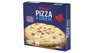 Auchan - Pizza grube ciasto 4 sery - 380 g