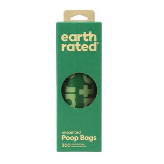 300 UN Earth Rated Bulk Single Roll Bolsas Higiénicas para heces de perro