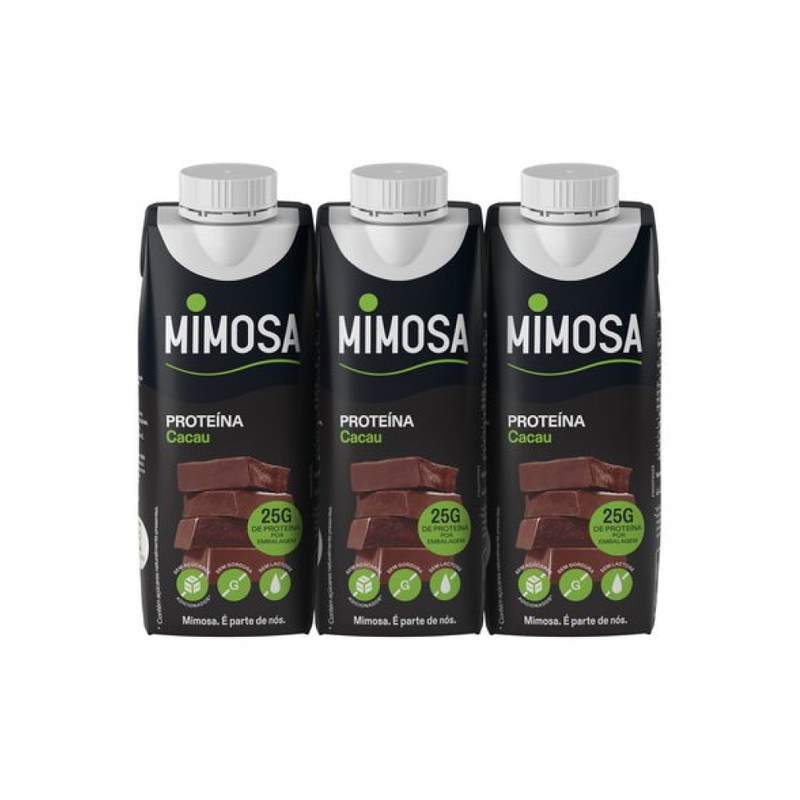 Mimosa Leite Proteína de Cacau 3x250ml