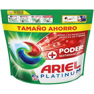 Detergente cápsula ARIEL Extra Poder Quitamanchas 35 dosis (26672501)