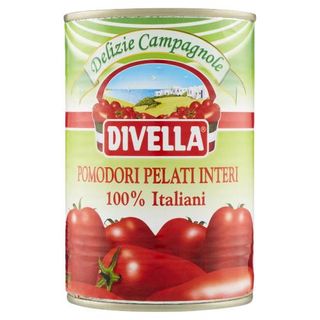 Divella Delizie Campagnole Pomodori Pelati Interi 100% Italiani 400 G - 139317