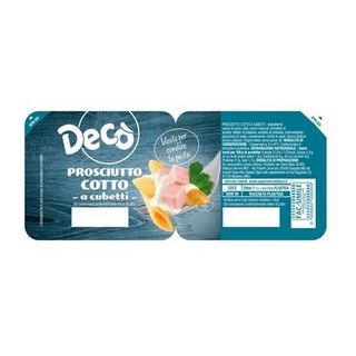 Deco'Prosciutto Cotto A Cubetti (2X60G) 120Gr