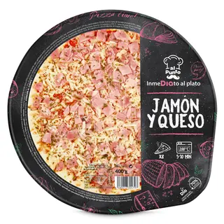 Pizza Jamón Y Queso Dia Al Punto 400 G