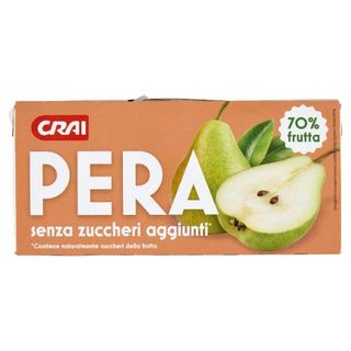 Crai Pera senza zuccheri aggiunti* 3 x 200 ml