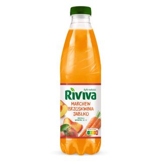 Riviva Nektar marchew brzoskwinia jabłko, 1 L