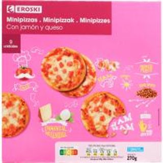 Piccinis De Jamón-Queso Eroski, Caja 270 Gr. (11138716)