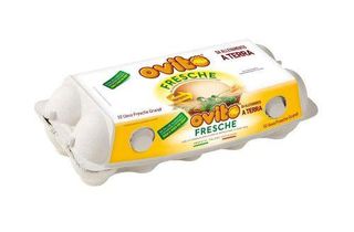 Ovito 10 Uova Fresche L Da Allevamento A Terra