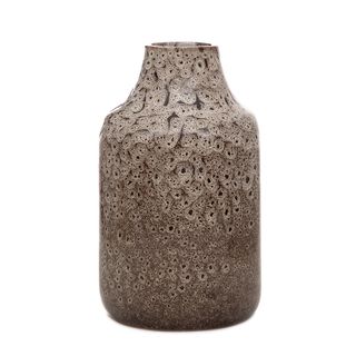 Wazon | RUFUS | ceramiczny brązowy | 13x13x22 cm | 888606
