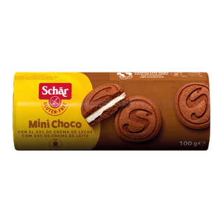 Gallet.S/Gluten  Rell.Vainilla Mini Choco Schar 100G