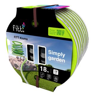 TUBO DA GIARDINO KIUMA LUNGHEZZA 15MT+ 3 OMAGGIO DIAMETRO 13MM COMPLETO DI KIT RACCORDI - 500016525