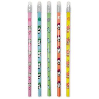 Set de Lápices de Madera con Borrador - MOI* - Multicolor 8436544268958