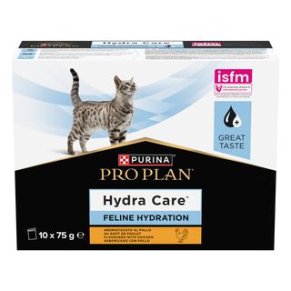 Purina pro plan gatto hydra care busta multipack 10x75g pollo
