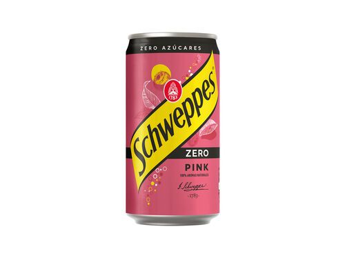 ÁGUA TÓNICA SCHWEPPES PINK ZERO 0.25L