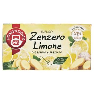Pompadour Infuso Zenzero Limone 20 X 1,8 G - 174775