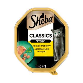 Sheba Karma dla kota w terynie koktail drobiowy tacka 85 g