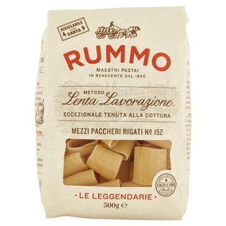 Rummo Le Leggendarie Mezzi Paccheri Rigati N° 152 500 g