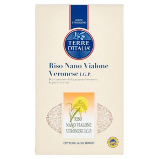 Terre d'Italia Riso Nano Vialone Veronese I.G.P 2 x 500 g