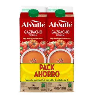 Gazpacho Alvalle Bipack Original 2 L