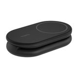 Cargador Magnético Plegable 2 En 1 Belkin Qi2 15W Negro (0745883889914)