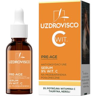 Uzdrovisco Pre-Age Vit. C 9% - Antyoksydacyjne serum na przebarwienia 30ml