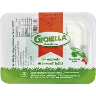 Gioiella Queijo Burrata Com Hortelã Unidade 335 G - 18384104040
