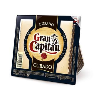 GRAN CAPITÁN Queso Curado Cuña, 250G