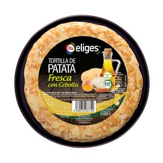 IFA ELIGES Tortilla Patata Fresca C/Cebolla, 600G