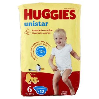 Huggies Unistar Pannolini 6 15-30 Kg 12 Pz - 403374