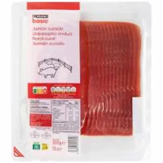 Jamón Curado Eroski Basic, Sobre 300 G (6073290)