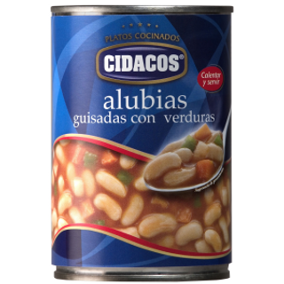 Alubia Con Verduras Cidacos Lata 420Gr.