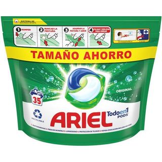 Detergente Original En Cápsulas Ariel, Bolsa 35 Dosis (26496919)
