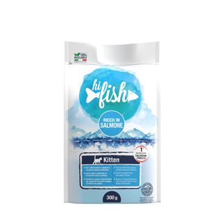 Hi fish kitten con salmone e riso 300g