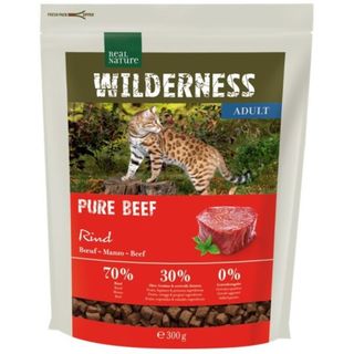 Real nature wilderness cat adult pure manzo 300g