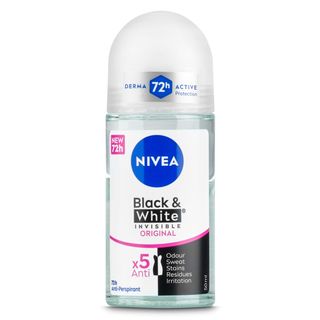 Desodorante Roll-On Invisible Black & White Nivea 50 Ml