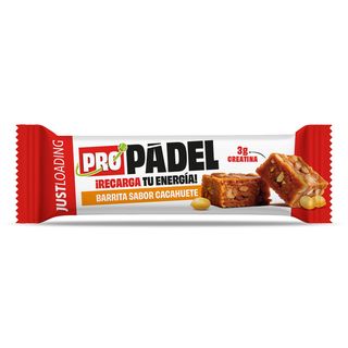 Barrita Energética Sabor Cacahuete Con Creatina Just Loading Bolsa 40 G