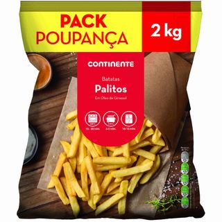 Batata Palitos Pack Poupança Continente (emb. 2 kg)