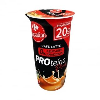 Café Latte Macchiatto Con Alta Proteínas Carrefour Sensation 250 Ml.