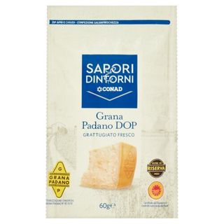 SAPORI & DINTORNI CONAD Grana Padano DOP Grattugiato Fresco 60 g - 8003170085206