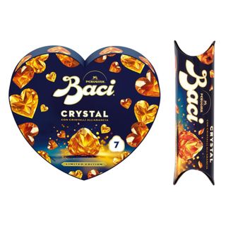 Pack Baci Perugina Crystal Cioccolatini Fondenti Tubo 37,5g + San Valentino 87,5g