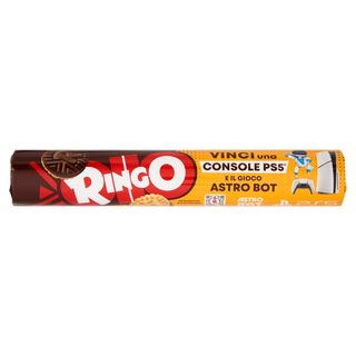 Ringo Cacao Biscotti Farciti Con Crema Cacao Snack Merenda Tubo, 165G Limited Edition Netflix