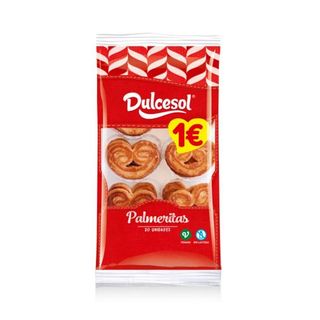 DULCESOL Palmeritas 10Ud, 113G