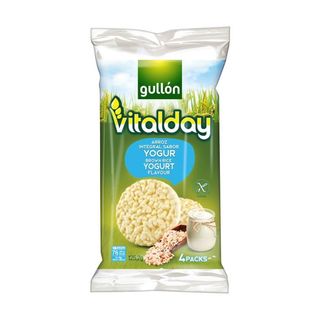 GULLÓN Tortita Arroz Yogurt Vitalday, 125G