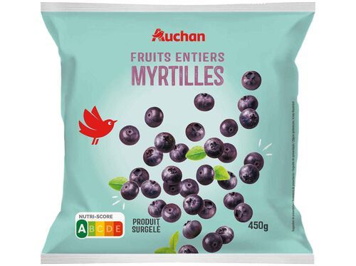 MIRTILOS AUCHAN ULTRACONGELADOS 450G