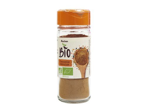 CANELA AUCHAN BIO MOÍDA FRASCO 27G