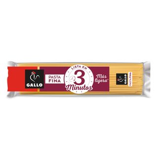 Espaguetis Pasta Fina 3 Minutos Gallo 400 G