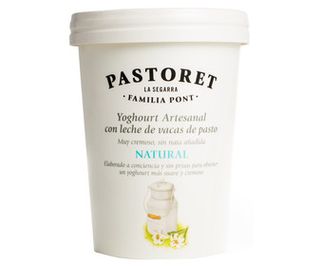 Yogur Artesanal Cremoso de Sabor Natural Pastoret 500 G.