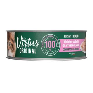 Virtus cat ragu gr.85 kitten maiale arrosto