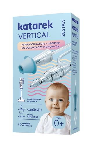 Katarek Vertical Zestaw Aspirator kataru + Adapter do odkurzaczy pionowych