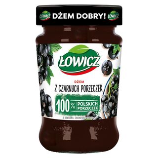 Łowicz Dżem z czarnych porzeczek, 280 g