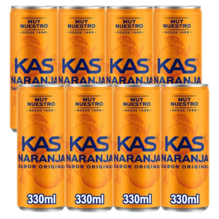 KAS Naranja Refresco 8x33cl